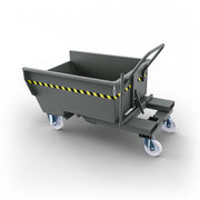 SBR300 benna ribaltabile con ruote con capacità 300 lt