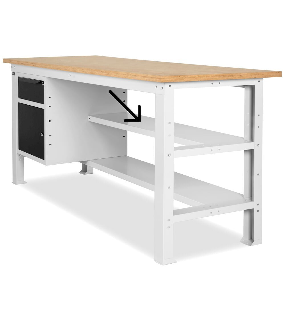 Half-top for benches, 1760x300x35 mm