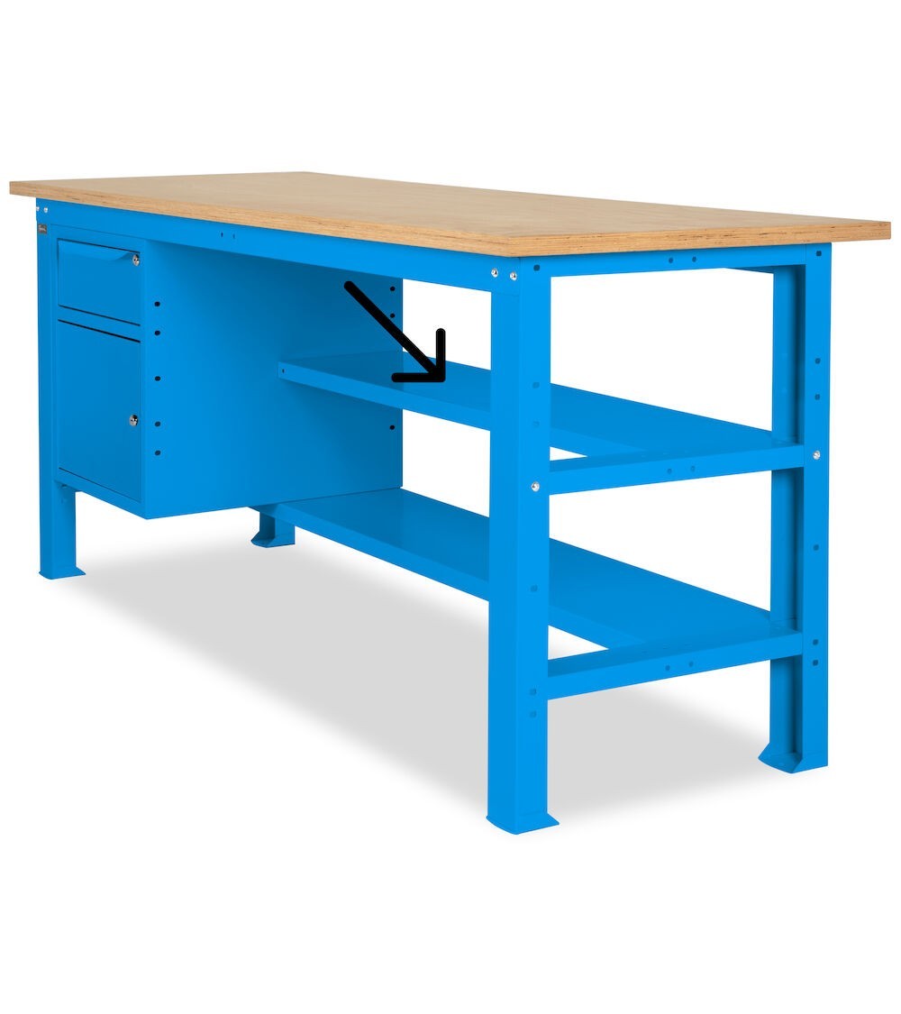 Halbplatte für Sitzbänke, 760x300x35 mm