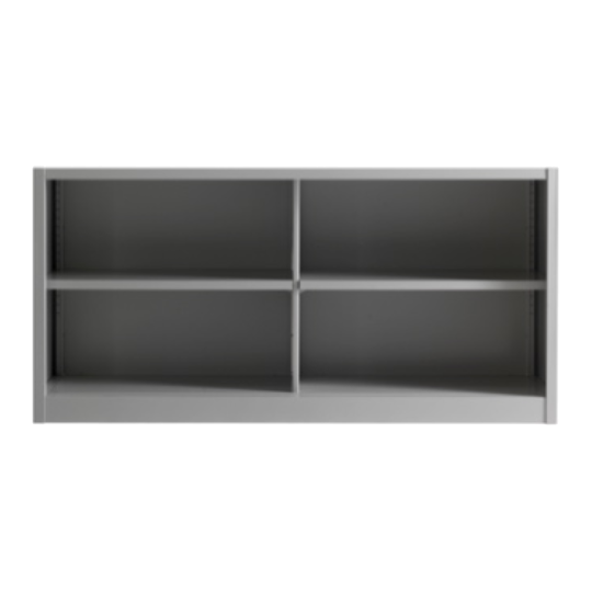 Open shelf for wardrobe L 1500, 1800, 2000 mm - 1 mobile shelf - rounded edges 