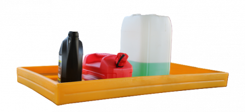 Vasca di raccolta in HDPE con griglia in PP - Capacità 41 L