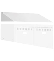 Tetto inclinato aggiuntivo - dim. mm L=801 P=502 A=220