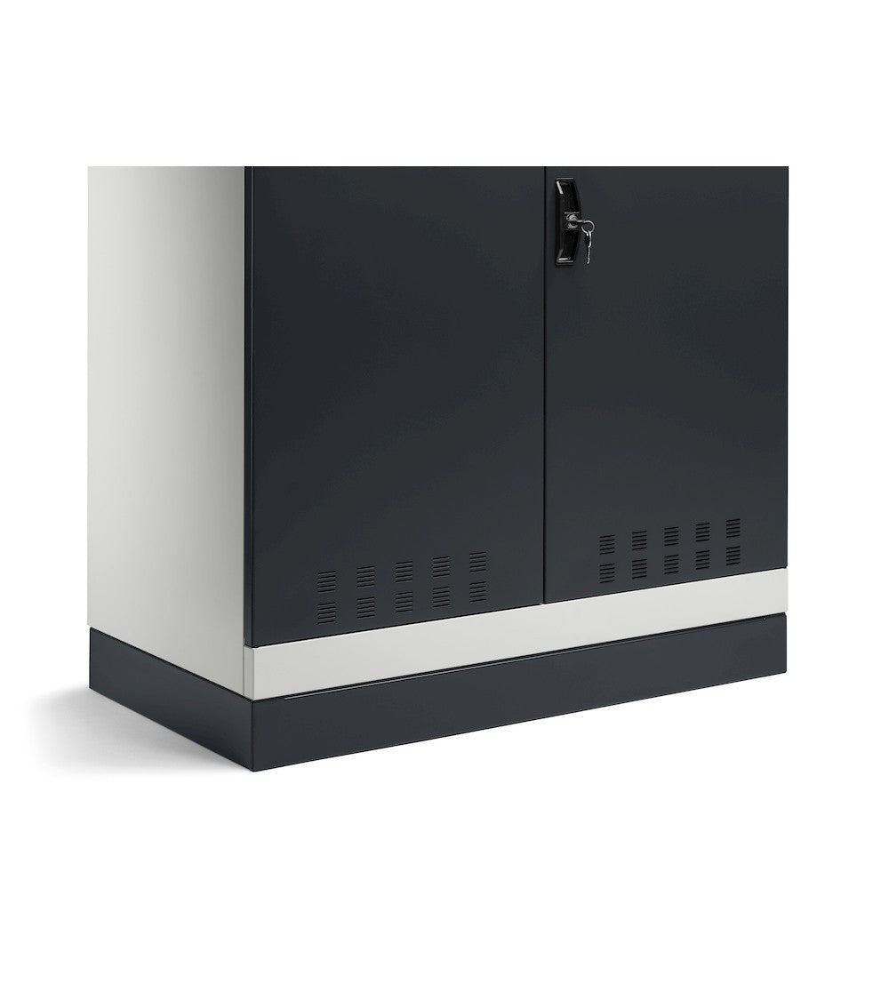 Pallet truck plinth for performance cabinets complete with lock - EH=54X27 - dim. mm L=1018 D=550 A=100