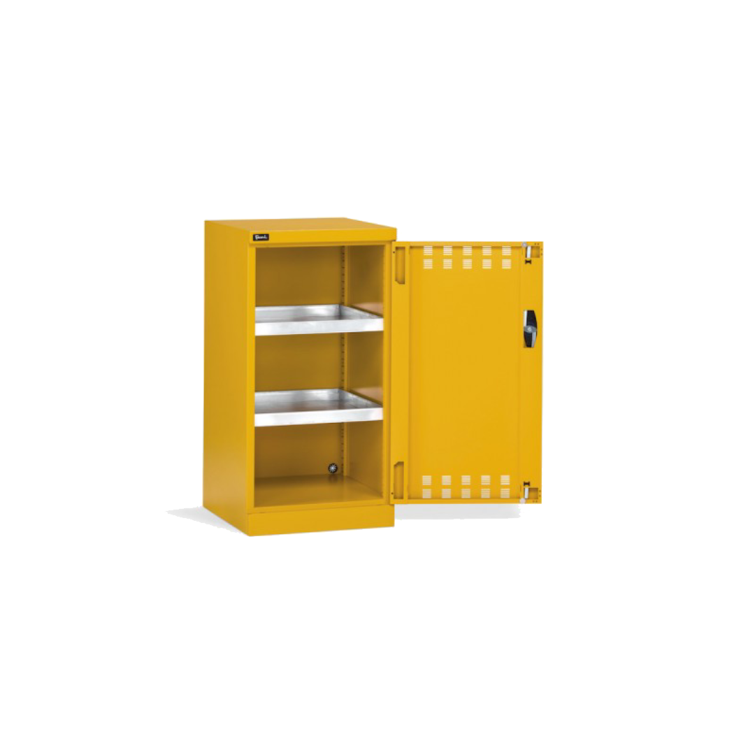 PERFOM110, Armadio con ante a battente fessurate, L512 x P555 x H1000 mm