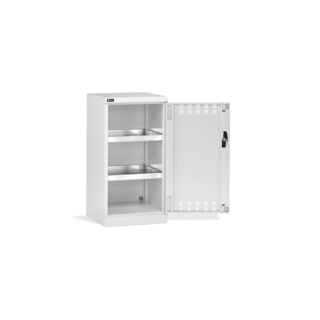 PERFOM110, Armadio con ante a battente fessurate, L512 x P555 x H1000 mm