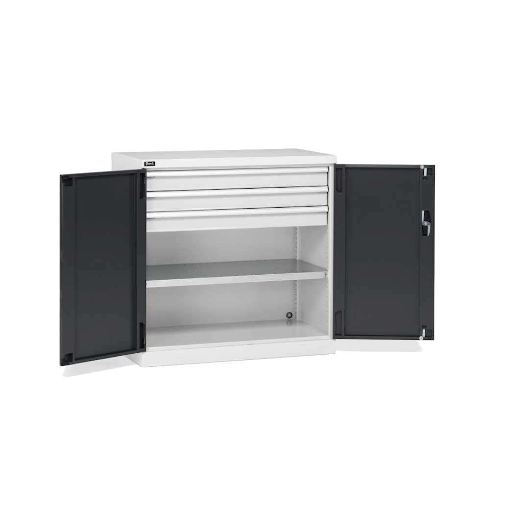 PERFOM120, Armadio con ante a battente, L1023 x P555 x H1000 mm