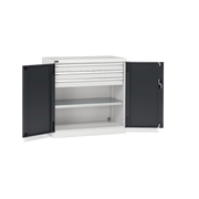 PERFOM120, Armadio con ante a battente, L1023 x P555 x H1000 mm