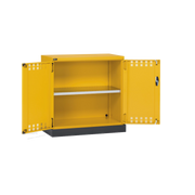 PERFOM120, Armadietto per infiammabili vernici e solventi, 1 piano, 1 vasca esterna, L1023 x P555 x H1000 mm