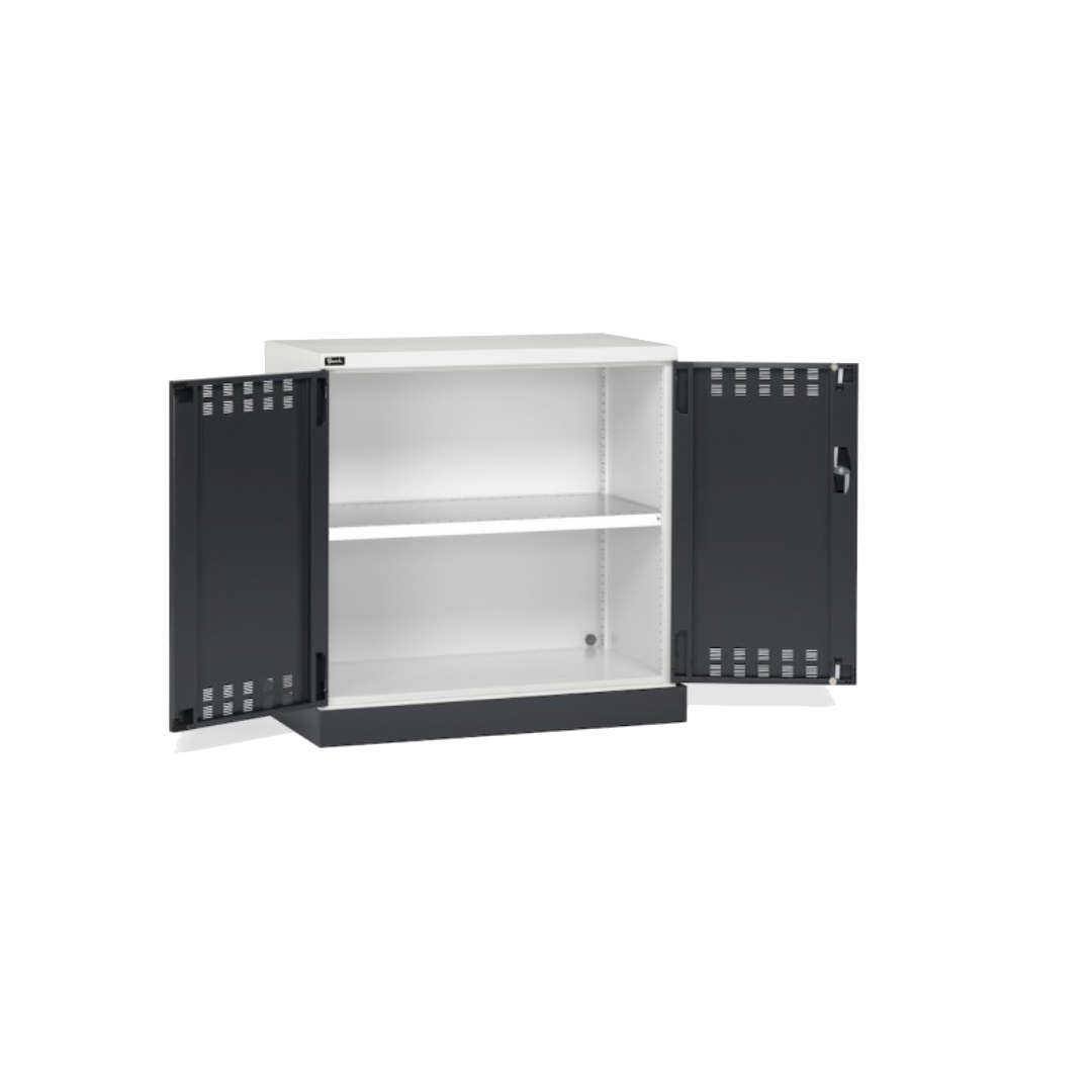 PERFOM120, Armadietto per infiammabili vernici e solventi, 1 piano, 1 vasca esterna, L1023 x P555 x H1000 mm