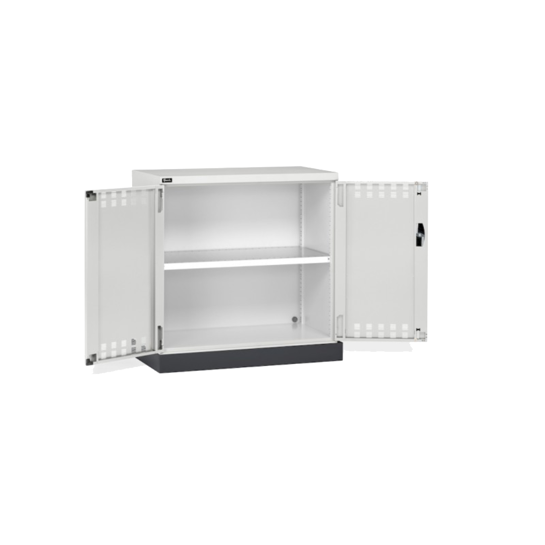 PERFOM120, Armadietto per infiammabili vernici e solventi, 1 piano, 1 vasca esterna, L1023 x P555 x H1000 mm