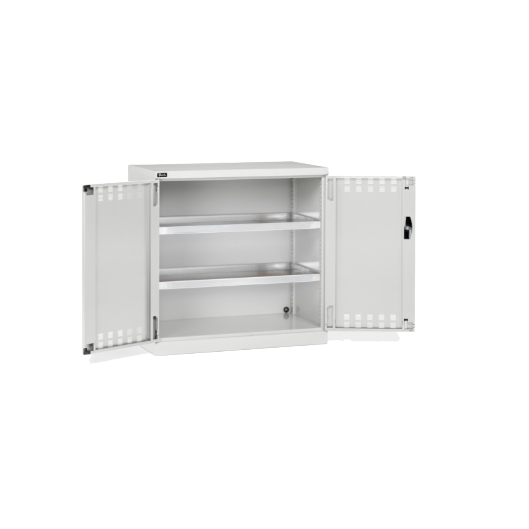 PERFOM120, Armadio con ante a battente fessurate, L1023 x P555 x H1000 mm