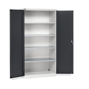 PERFOM140, Armadio con 2 ante, 4 ripiani, L1023 x P555 x H2000 mm