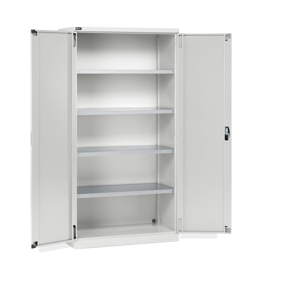 PERFOM140, Armadio con 2 ante, 4 ripiani, L1023 x P555 x H2000 mm