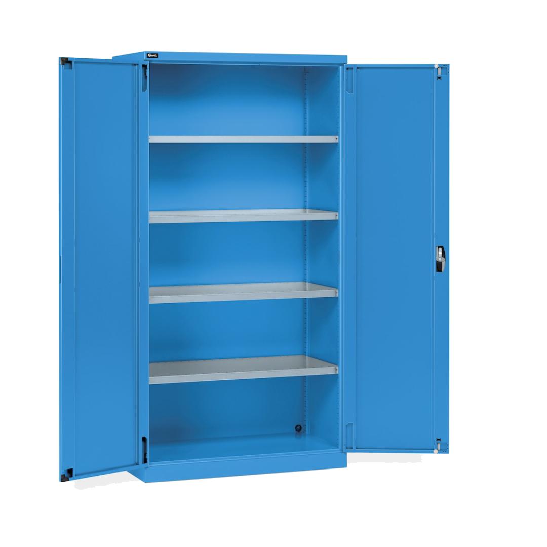 PERFOM140, Armadio con 2 ante, 4 ripiani, L1023 x P555 x H2000 mm