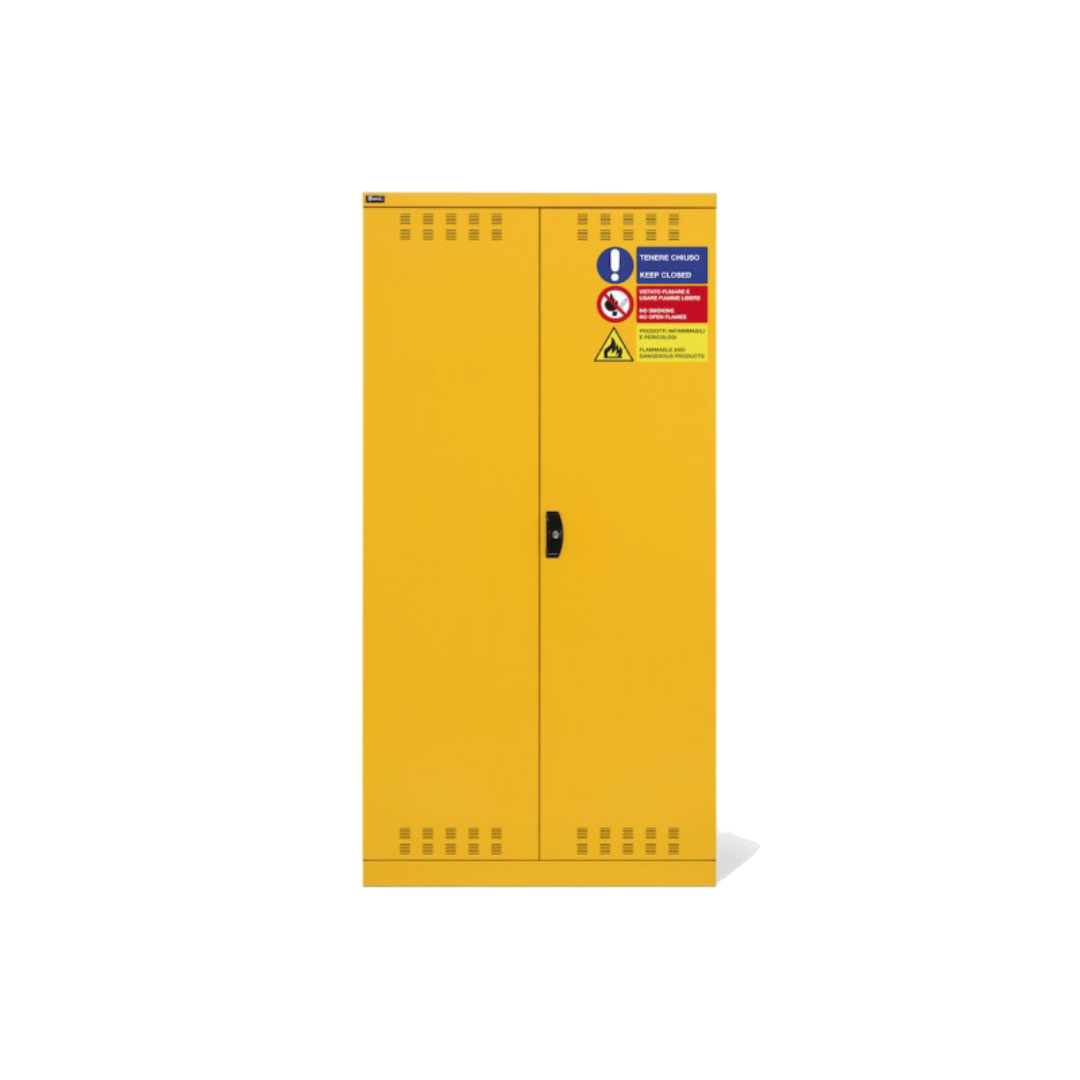 PERFOM140, Armadio 2 ante battente fessurate, 4 vasche stagne interne, L1023 x P555 x H2000 mm