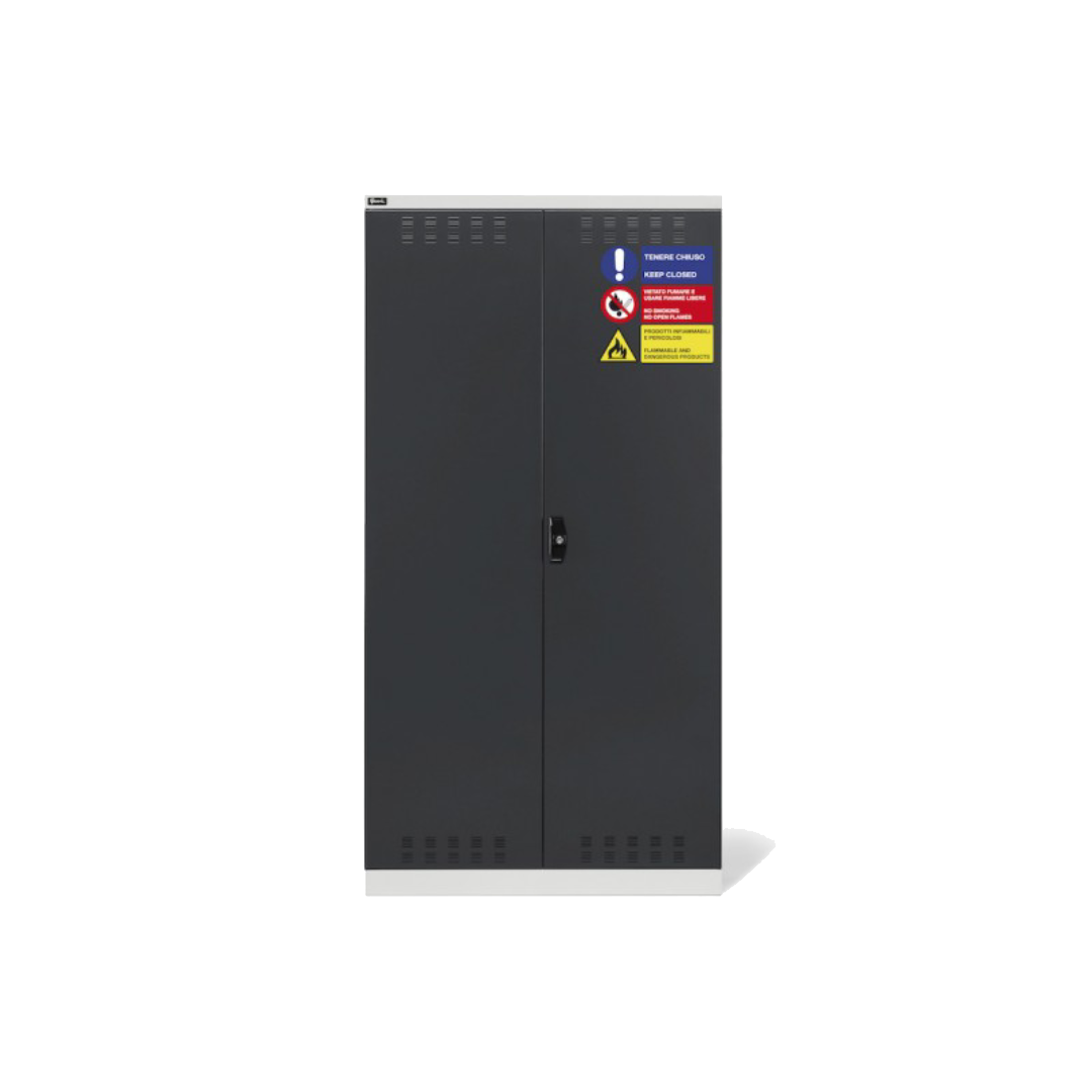 PERFOM140, Armadio 2 ante battente fessurate, 4 vasche stagne interne, L1023 x P555 x H2000 mm