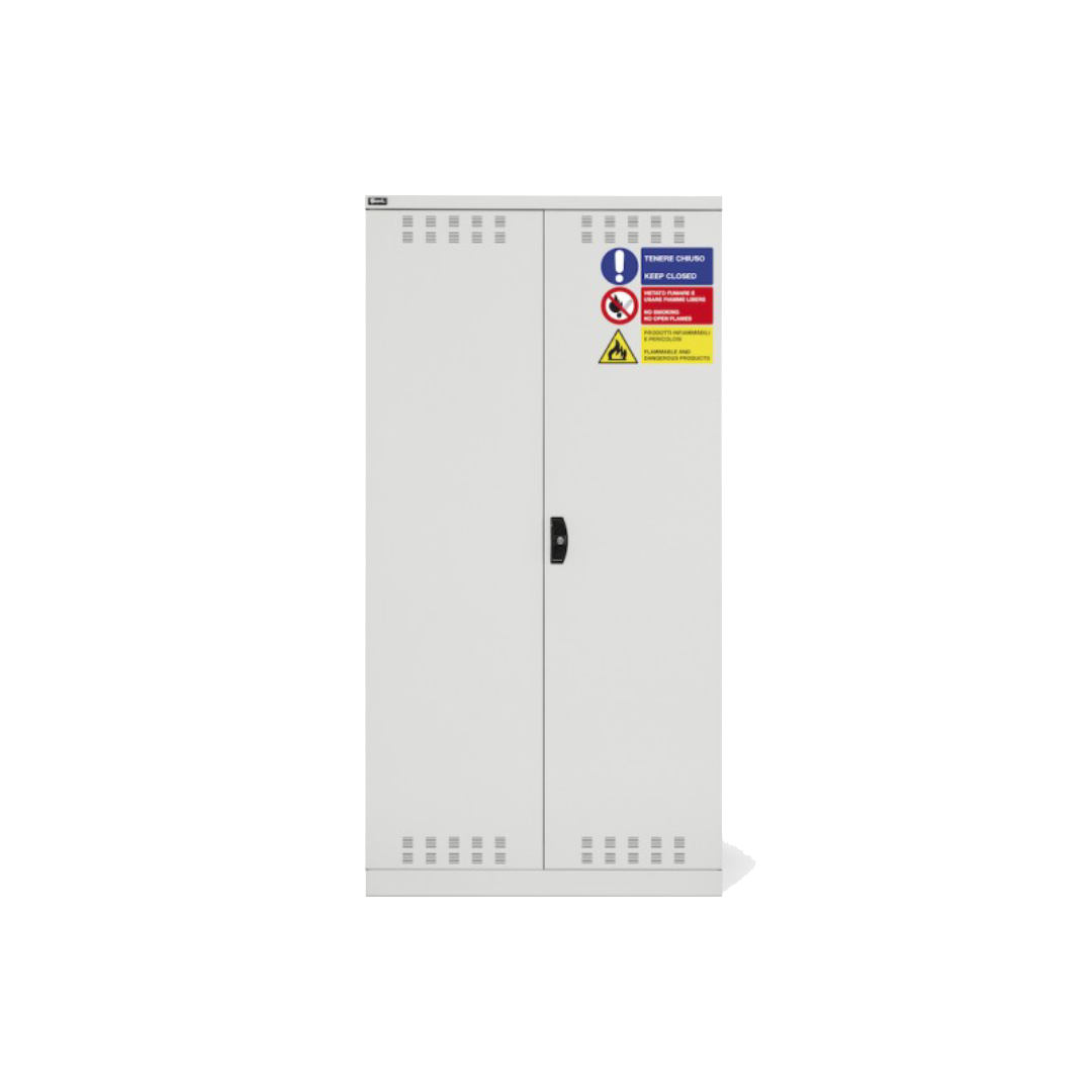 PERFOM140, Armadio 2 ante battente fessurate, 4 vasche stagne interne, L1023 x P555 x H2000 mm