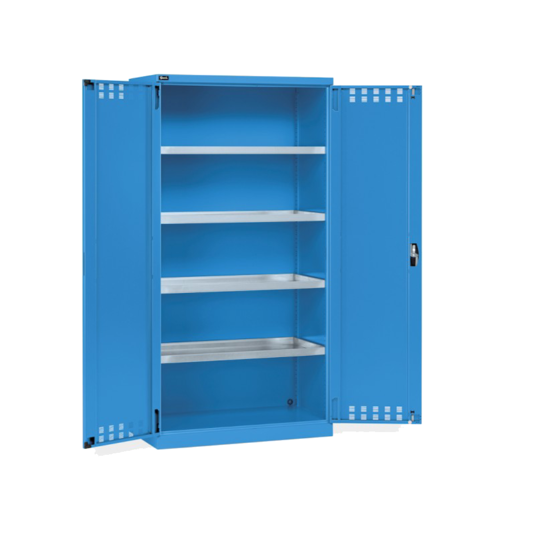 PERFOM140, Armadio 2 ante battente fessurate, 4 vasche stagne interne, L1023 x P555 x H2000 mm