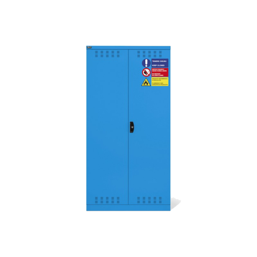 PERFOM140, Armadio 2 ante battente fessurate, 4 vasche stagne interne, L1023 x P555 x H2000 mm