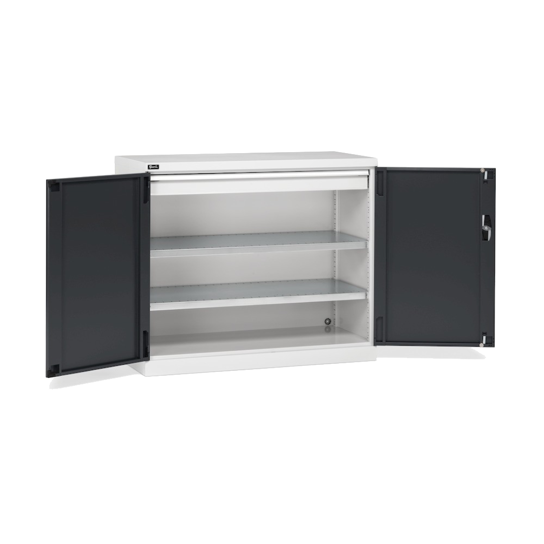 PERFOM150, Armadio con ante a battente, L1193 x P555 x H1000 mm