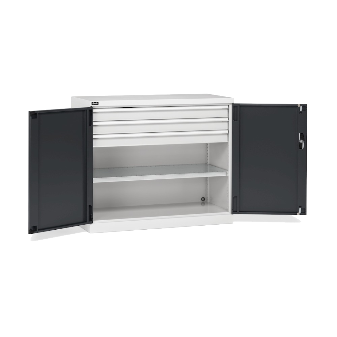 PERFOM150, Armadio con ante a battente, L1193 × P555 × H1000 mm