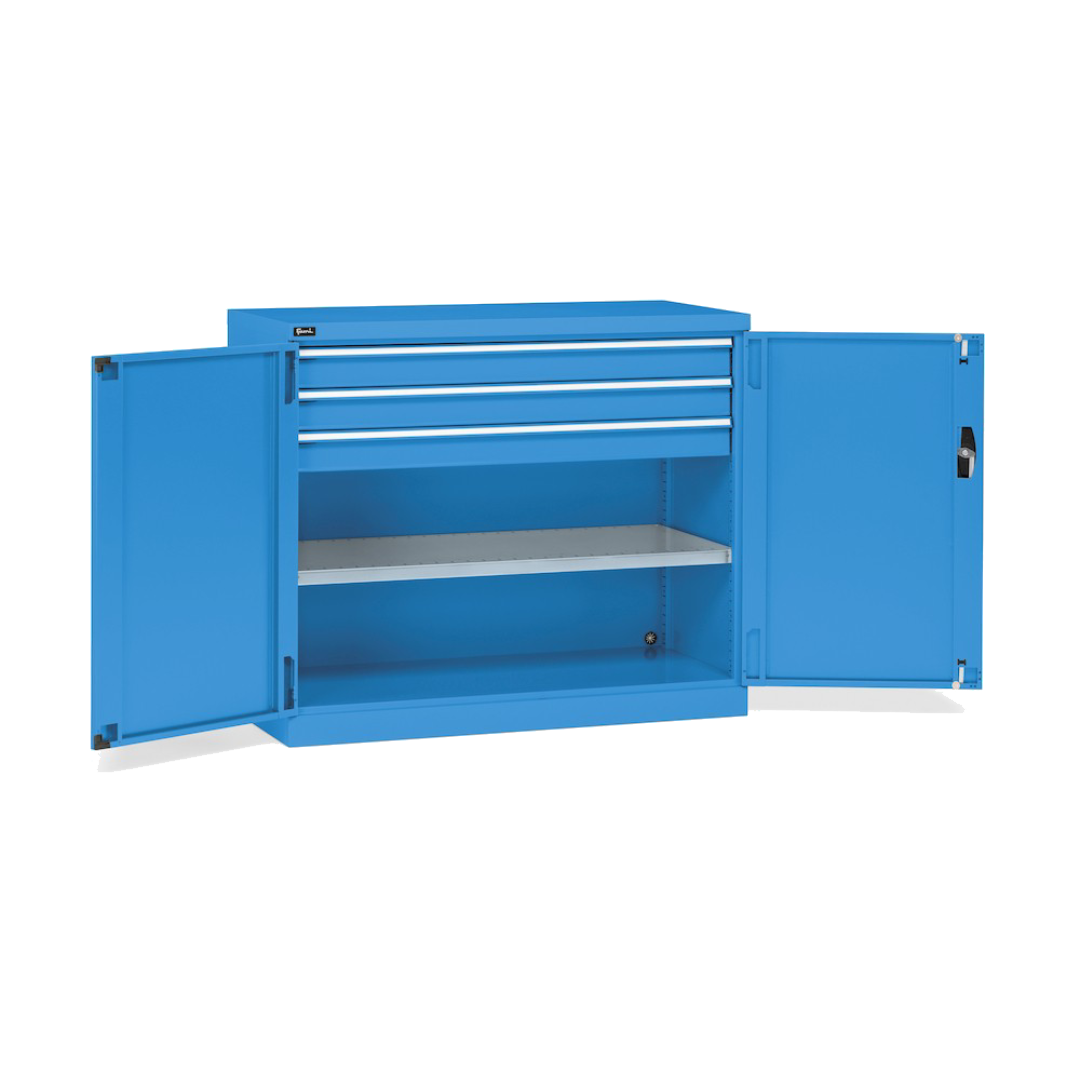 PERFOM150, Armadio con ante a battente, L1193 × P555 × H1000 mm