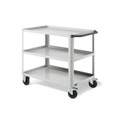 CLEVER10, Carrello a ripiani con ruote e piano aggiuntivo