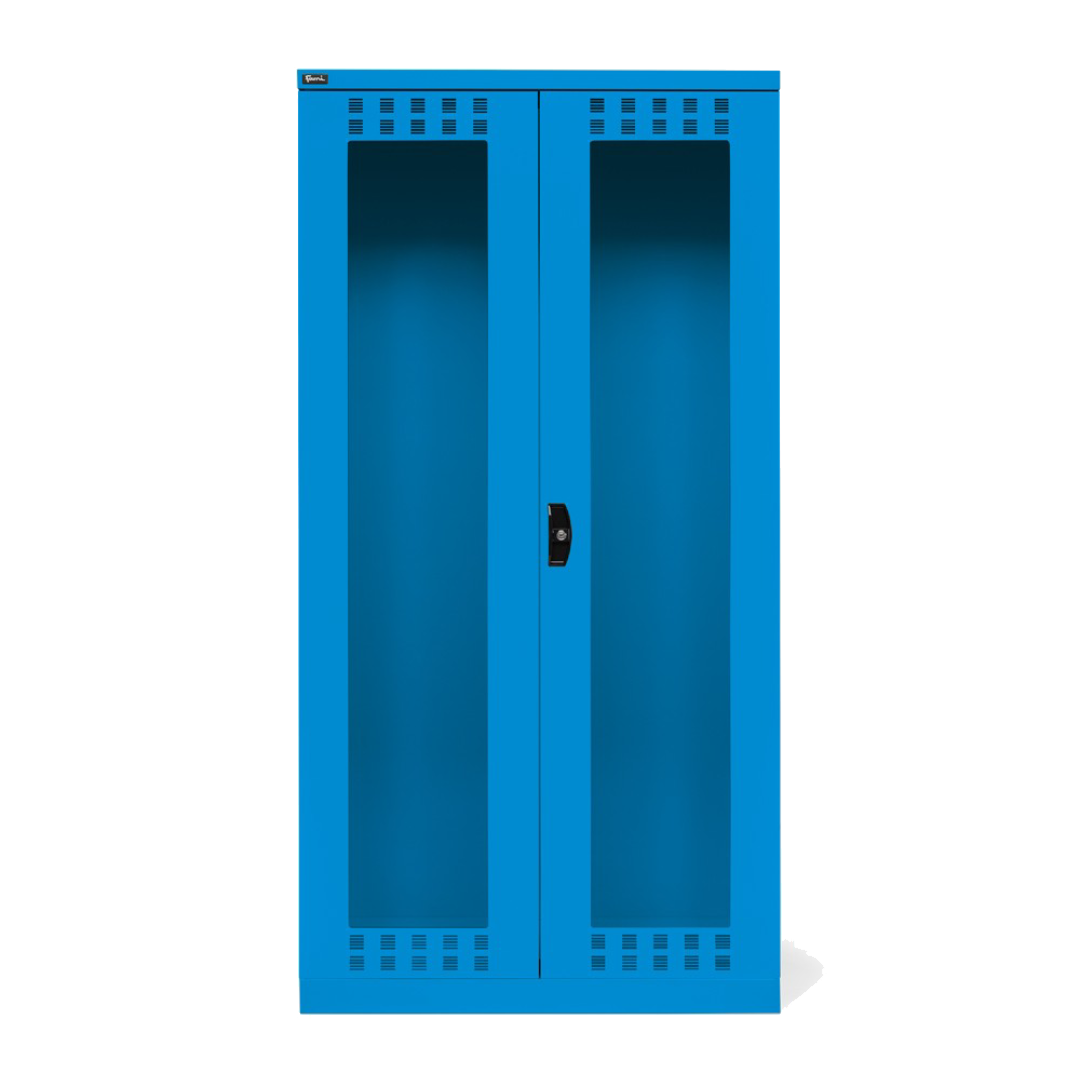 FAA1440C000, Armadio officina vuoto con ante battente in policarbonato, L1023 x P555 x H2000 mm