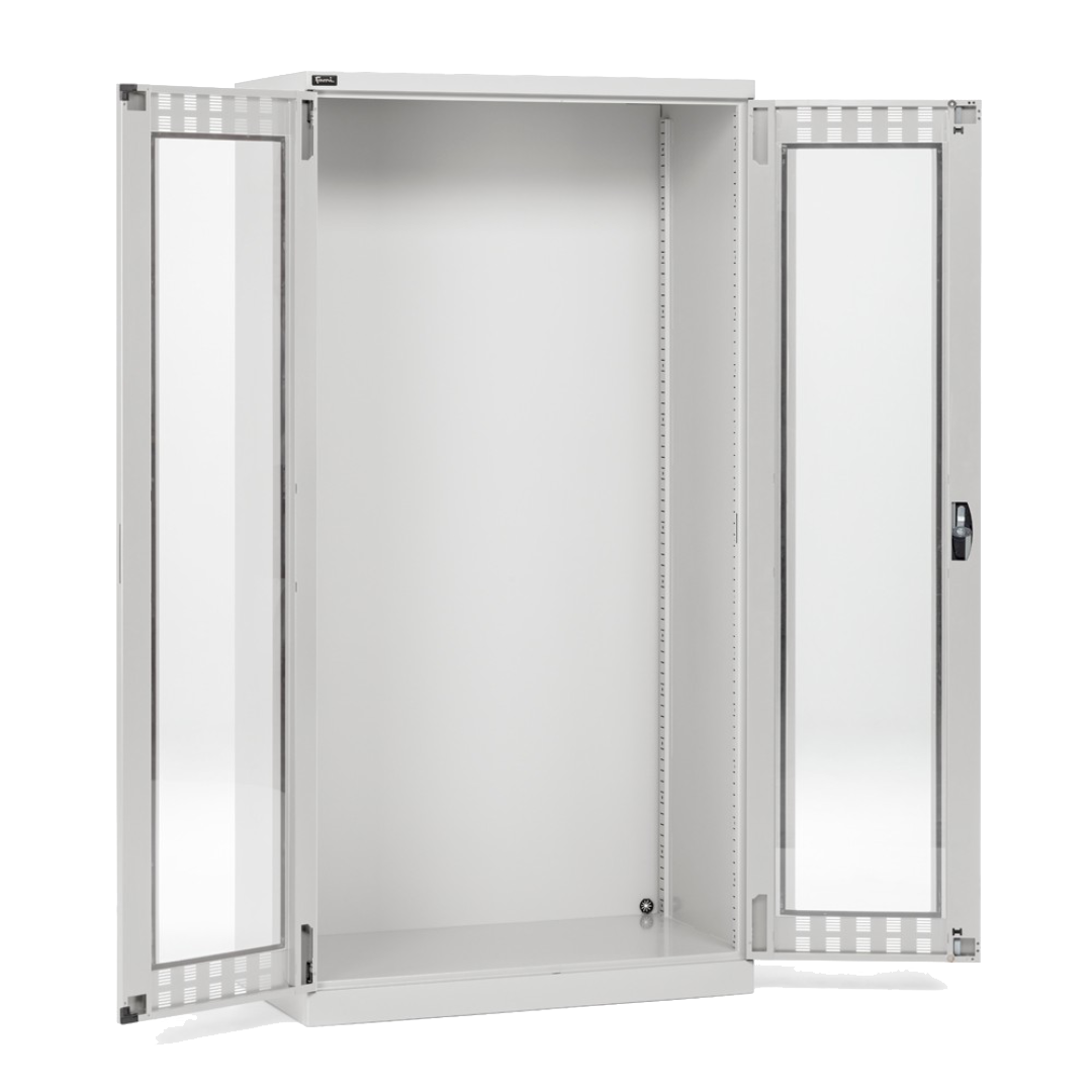 FAA1440C000, Armadio officina vuoto con ante battente in policarbonato, L1023 x P555 x H2000 mm