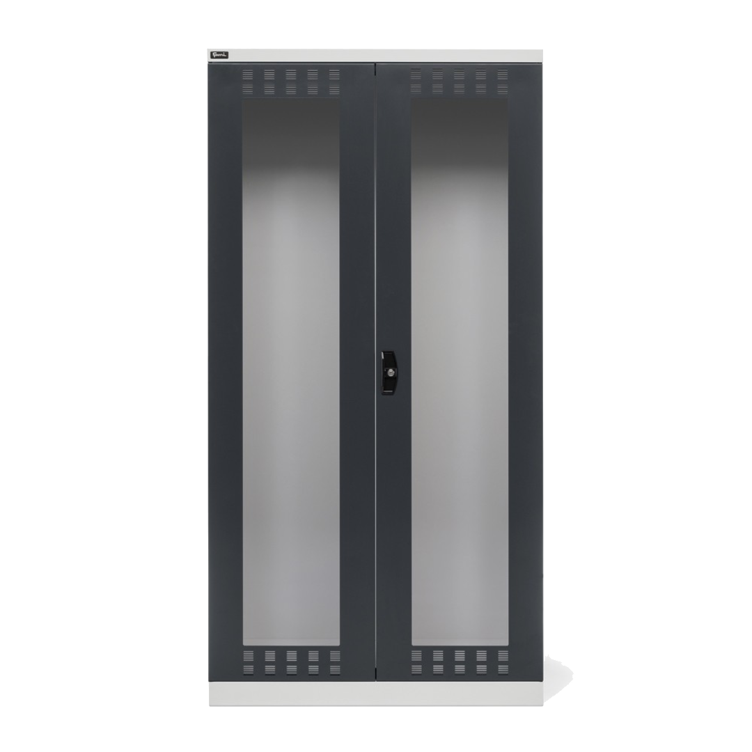 FAA1440C000, Armadio officina vuoto con ante battente in policarbonato, L1023 x P555 x H2000 mm