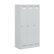 FAN1303C00108, Armadio spogliatoio in metallo a 3 scomparti