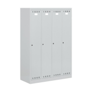 FAN1304C00108, Armadio spogliatoio in metallo a 4 scomparti