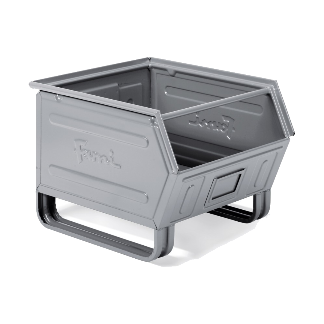 FLS81100A01, Contenitori a bocca di lupo in metallo con slitte