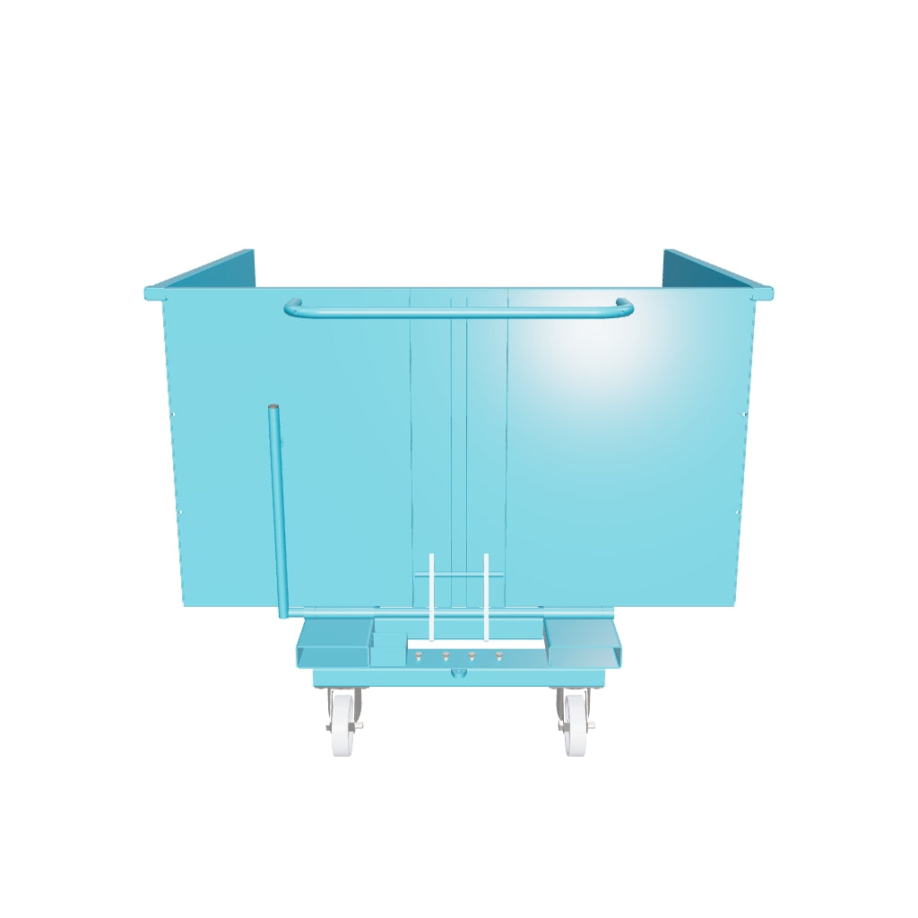 SBR1600 Kippkübel mit Rädern mit 1600 lt Fassungsvermögen - RAL 2004